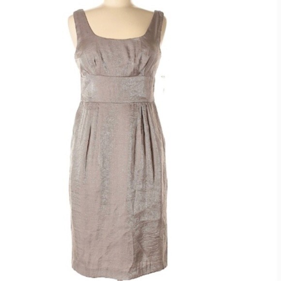 London Times shimmering champagne cocktail dress size 6 - Picture 1 of 9